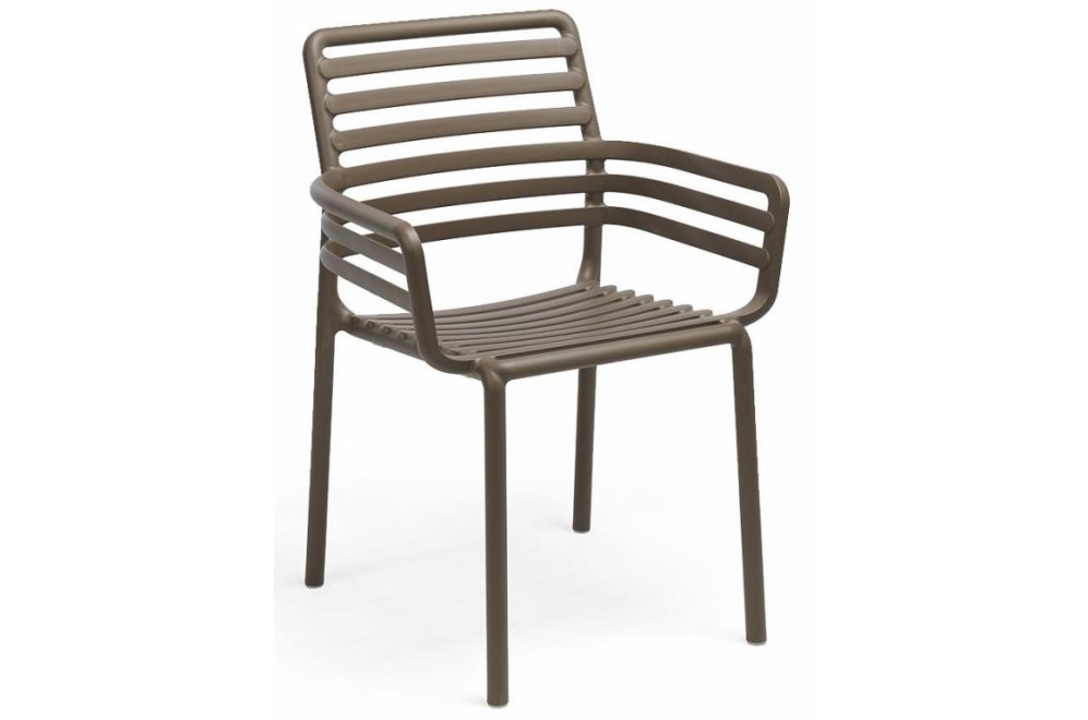 Кресло пластиковое Doga табак