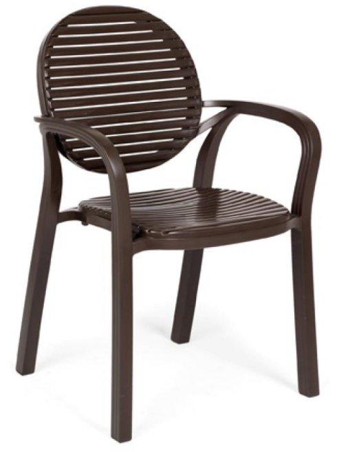Пластиковое кресло Gardenia кофе