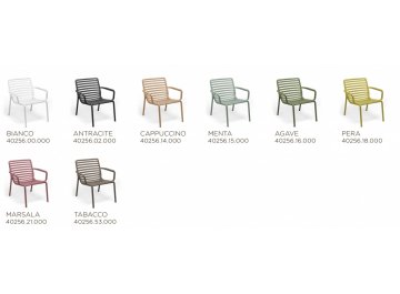 Лаунж-кресло пластиковое Doga Relax капучино