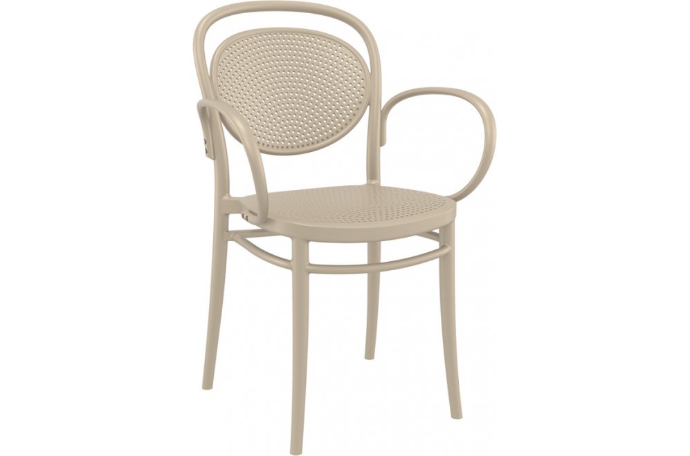 Кресло пластиковое Marcel XL бежевый