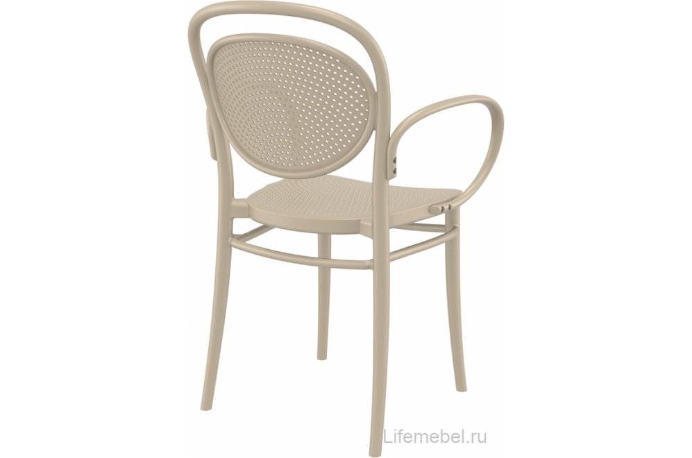 Кресло пластиковое Marcel XL бежевый