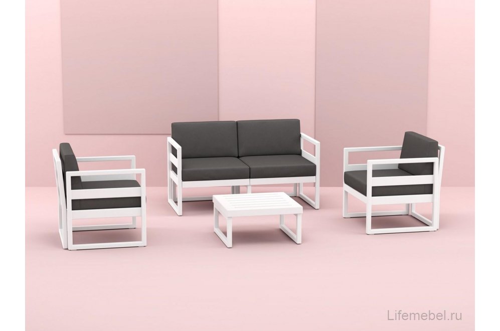 Пластиковое кресло Mykonos белое