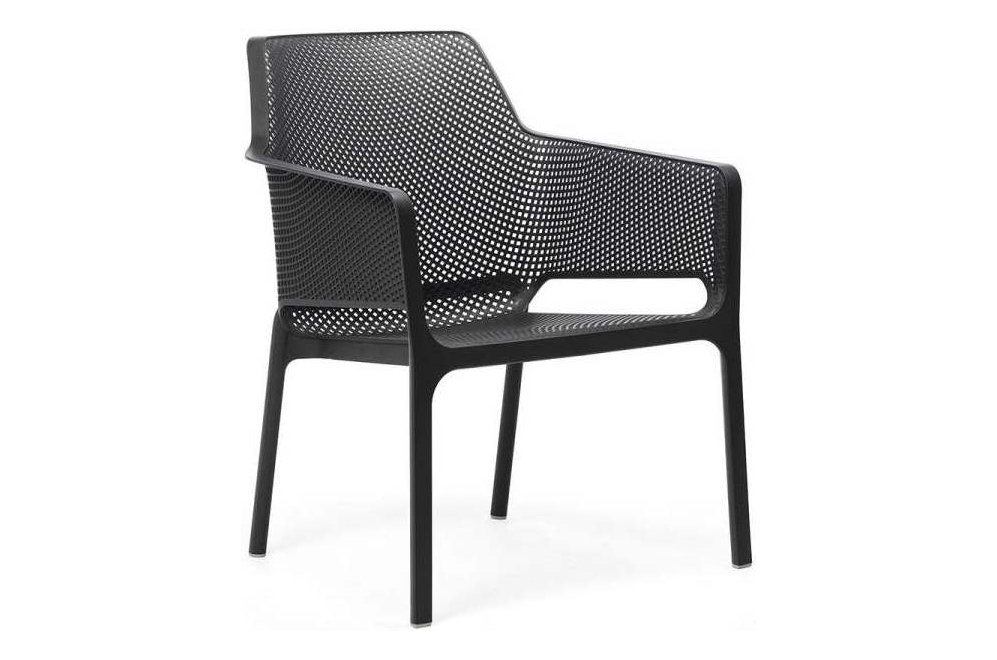 Кресло пластиковое Net Relax антрацит