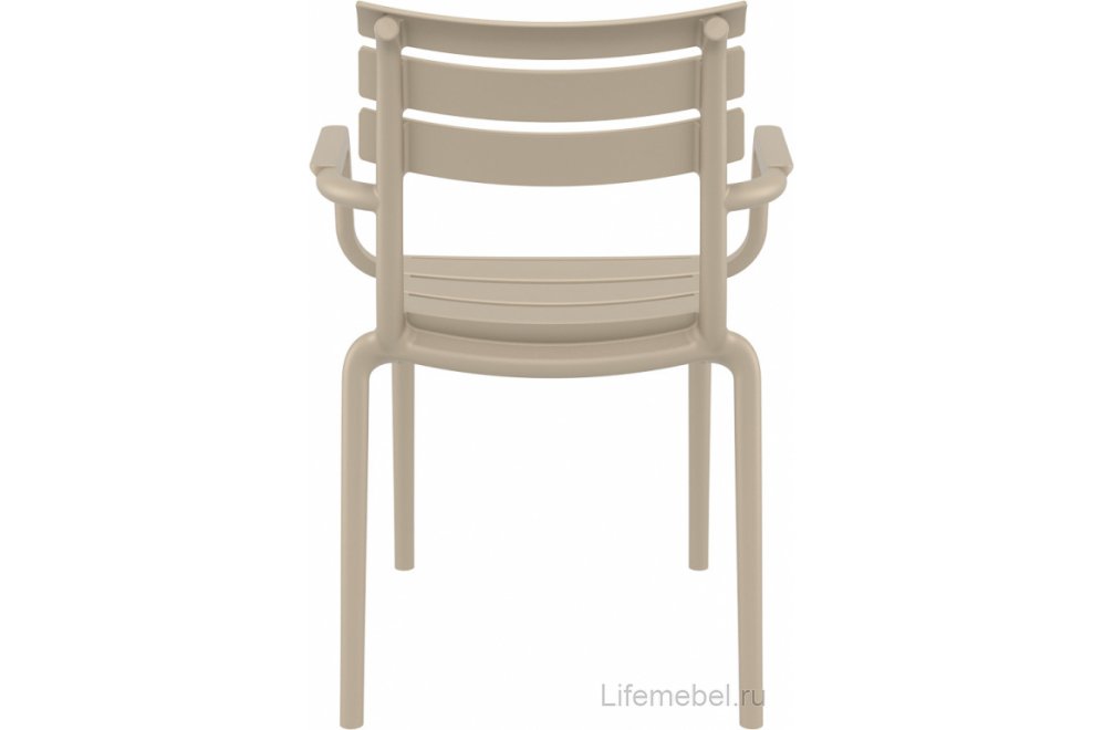 Кресло пластиковое Paris бежевый