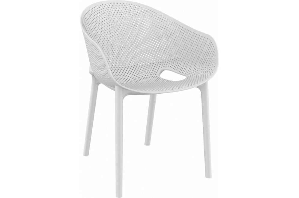 Кресло пластиковое Sky Pro белый
