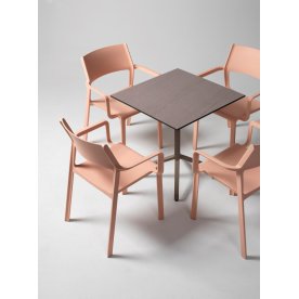 Кресло пластиковое Trill Armchair розовый