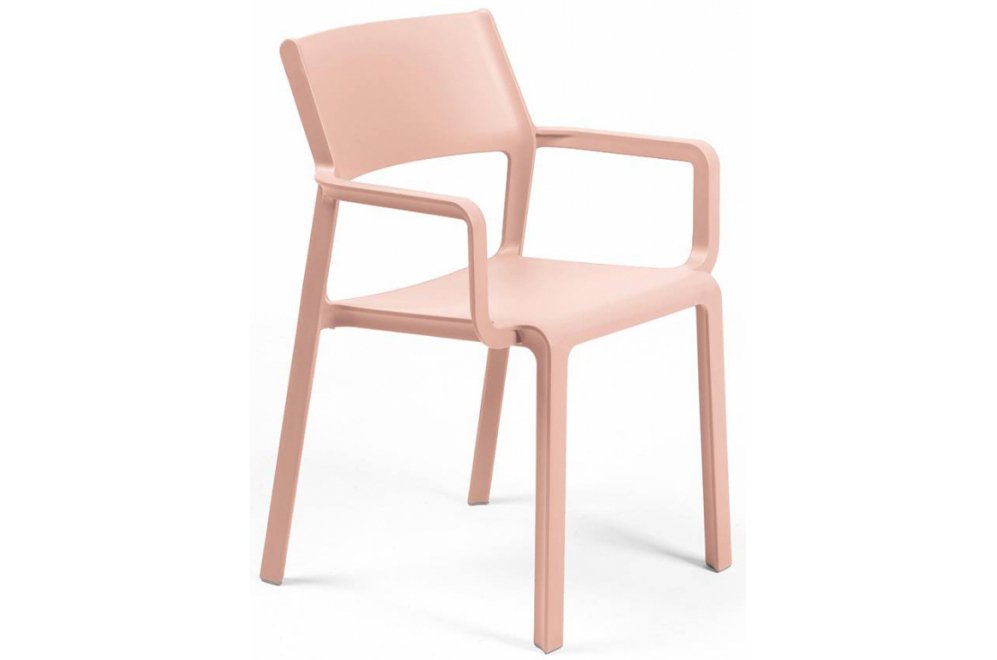 Кресло пластиковое Trill Armchair розовый