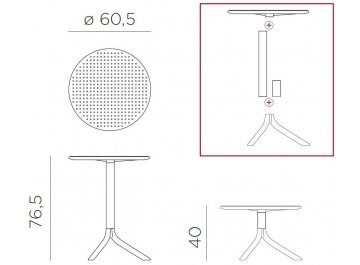 Пластиковый стол 003/4005616000