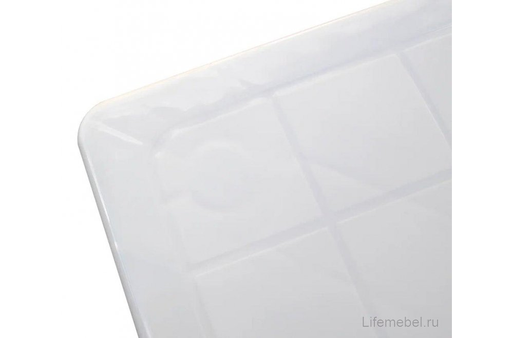 Пластиковый стол Луна белый