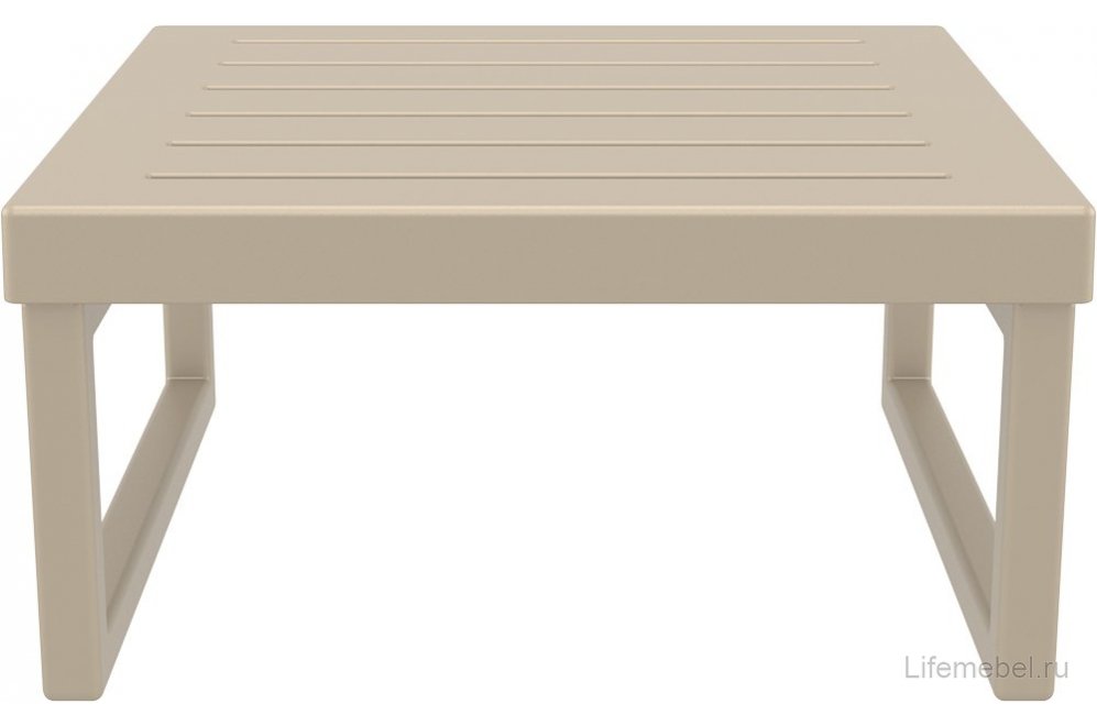 Пластиковый стол Mykonos бежевый