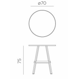 Стол пластиковый обеденный Combo 70 кактус