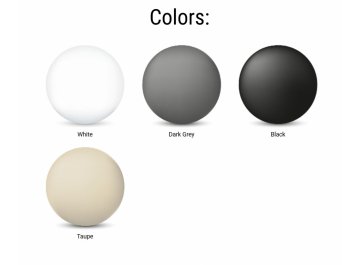 Стол пластиковый Paris Table 70 темно-серый