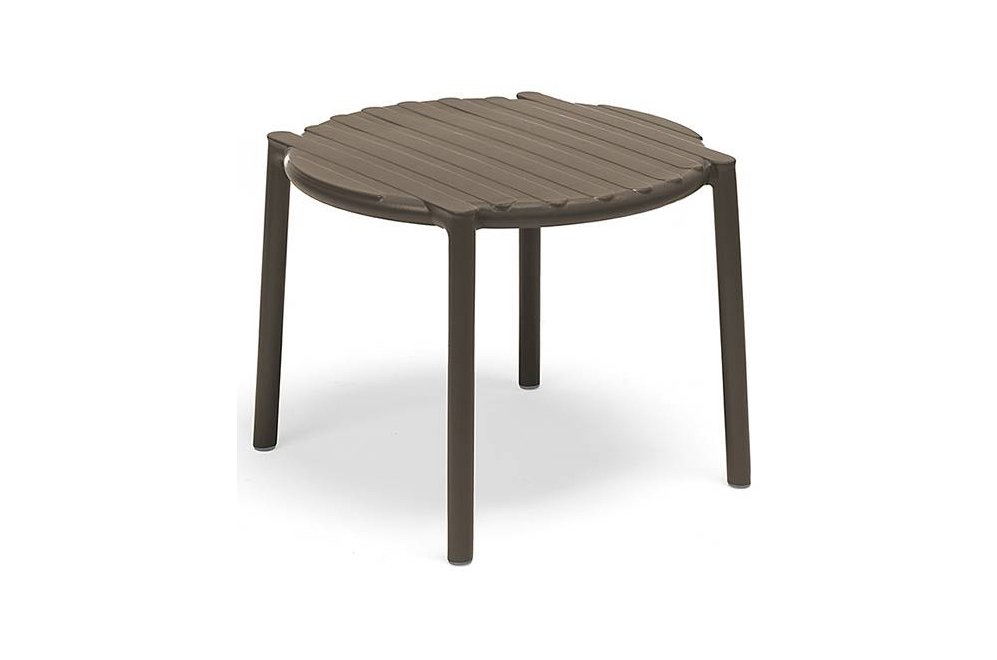 Столик пластиковый журнальный Doga табак