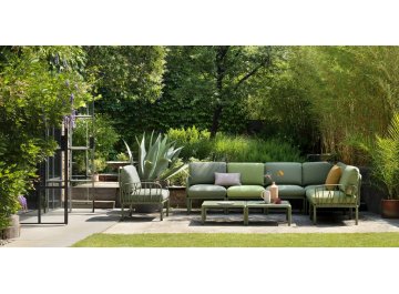 Столик пластиковый кофейный Komodo Tavolino агава