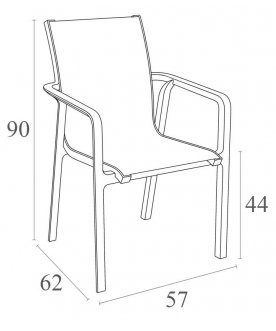 Пластиковый стул 234/023-9862