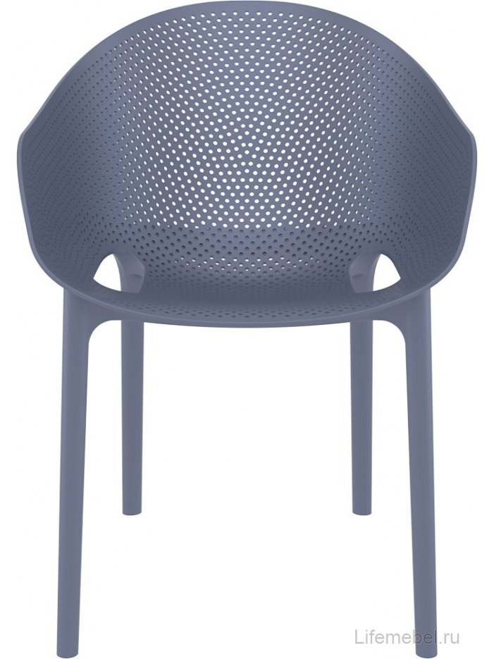 Пластиковый стул 234/151-0411 темно-серый