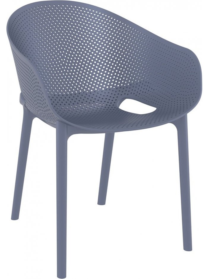Пластиковый стул 234/151-0411 темно-серый