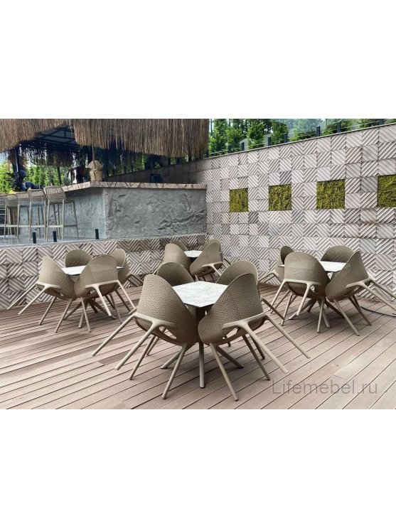 Пластиковый стул 234/151-0428 бежевый