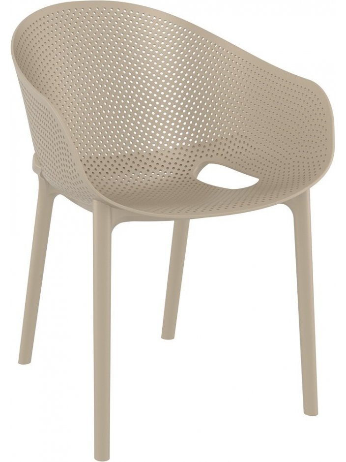 Пластиковый стул 234/151-0428 бежевый