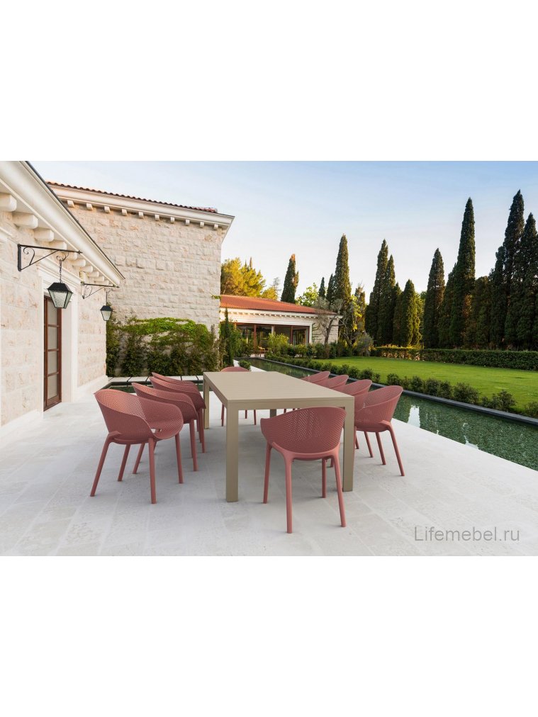 Пластиковый стул 234/151-0954 марсала