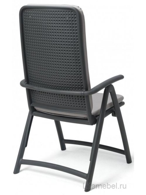 Пластиковое кресло Darsena антрацит