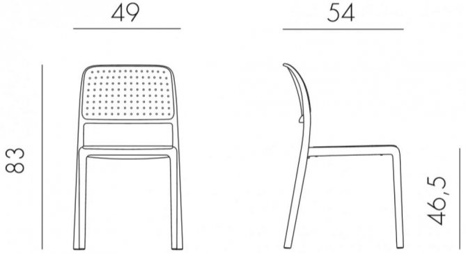 Пластиковый стул 003/4024300000 белый