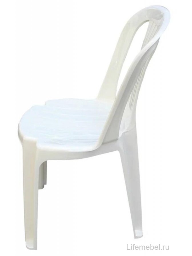 Пластиковый стул Алания белый