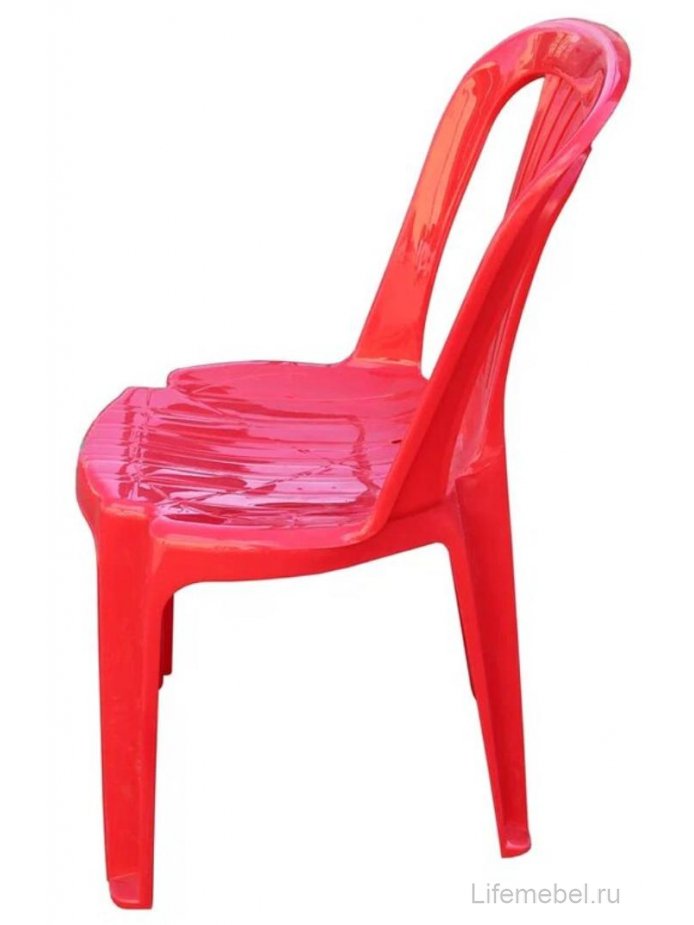 Пластиковый стул Алания красный