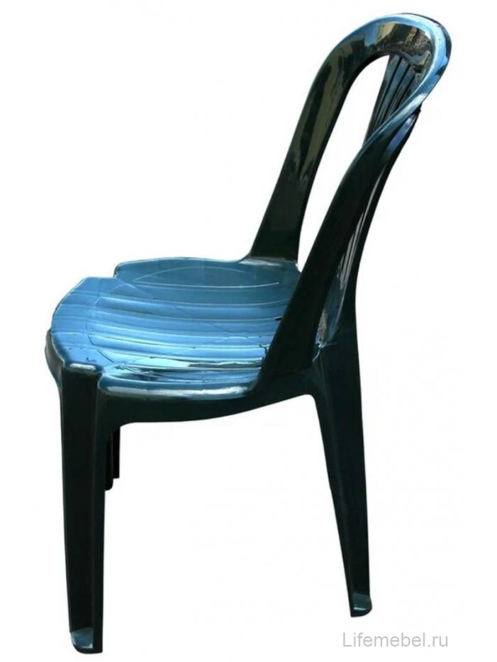 Пластиковый стул Алания зеленый