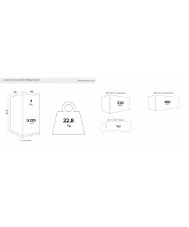 Стул пластиковый барный Marcel Bar 75 черный