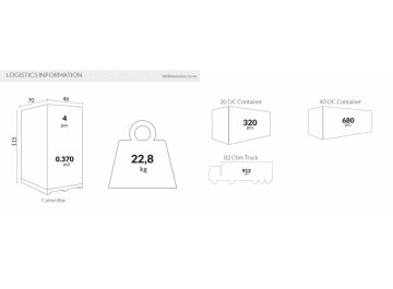 Стул полубарный Marcel Bar 75