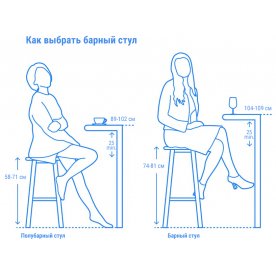 Стул полубарный Net Stool