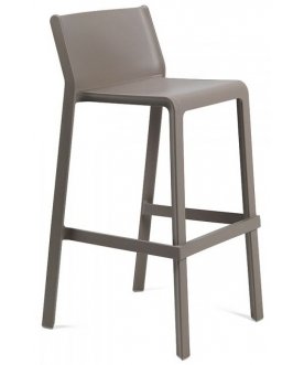 Стул пластиковый барный Trill Stool тортора