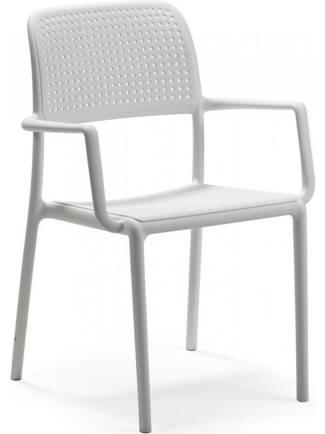 Пластиковый стул Bora белый