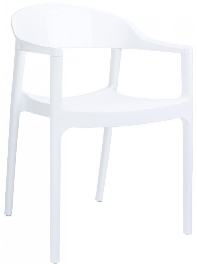 Пластиковый стул Carmen белый