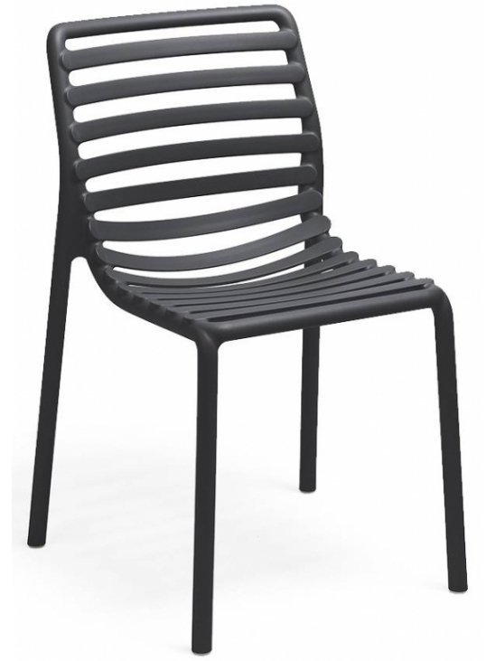 Стул пластиковый Doga Bistrot антрацит