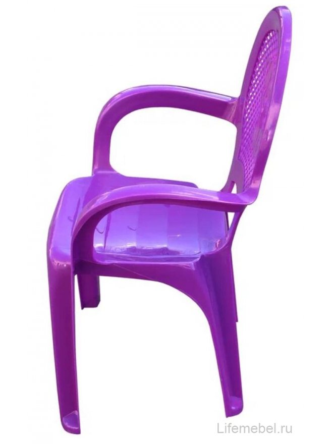 Пластиковый стул Детский фиолетовый