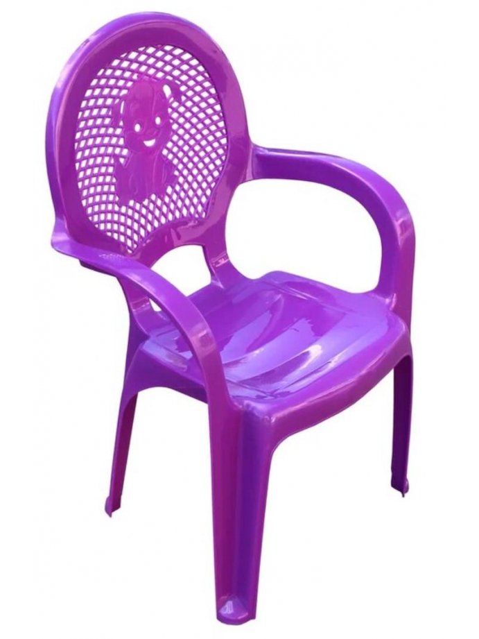 Пластиковый стул Детский фиолетовый