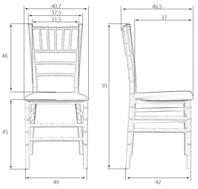 Пластиковый стул Linda белый