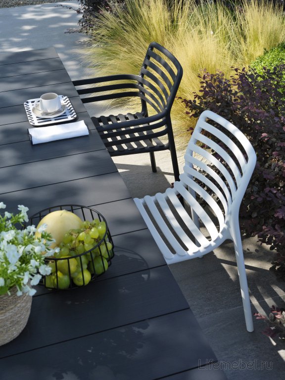 Стул пластиковый Doga Bistrot белый