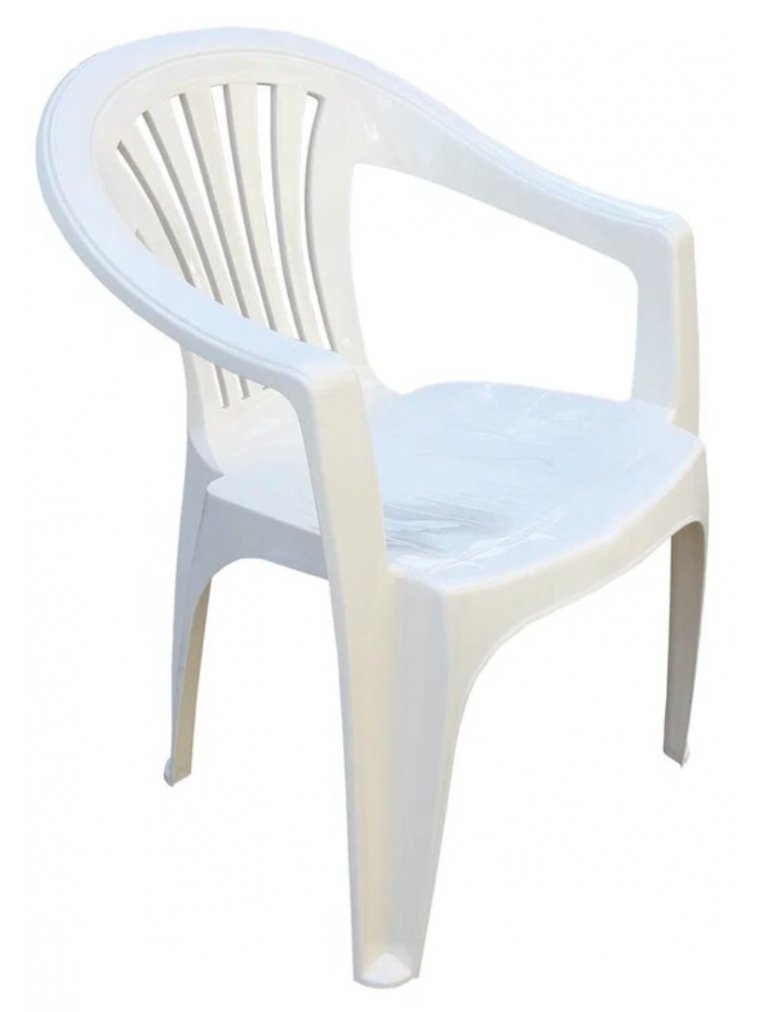 Пластиковый стул Эфес белый