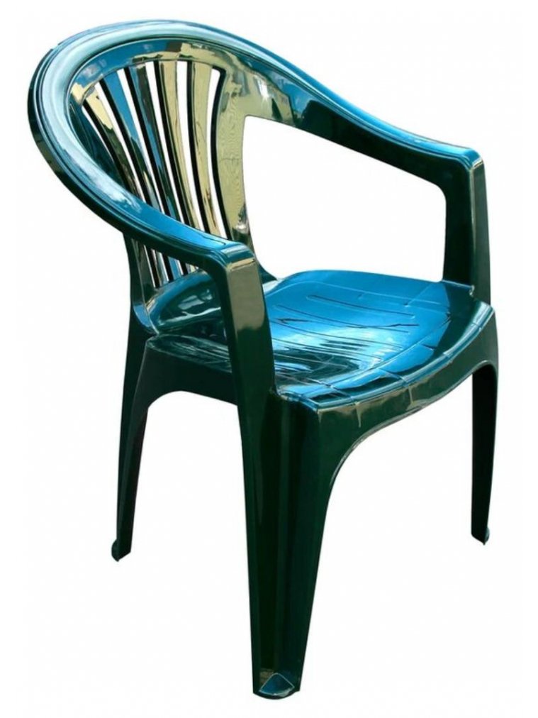 Пластиковый стул Эфес зеленый