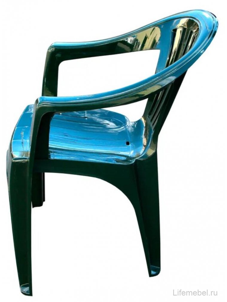 Пластиковый стул Эфес зеленый