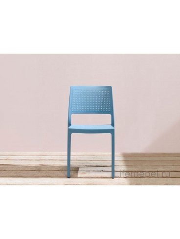 Пластиковый стул Emi голубой
