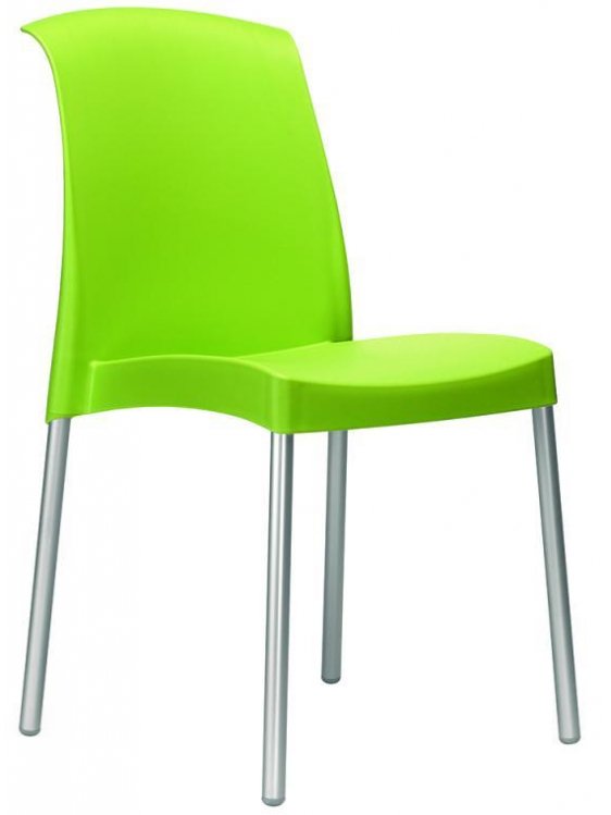 Пластиковый стул Jenny зеленый