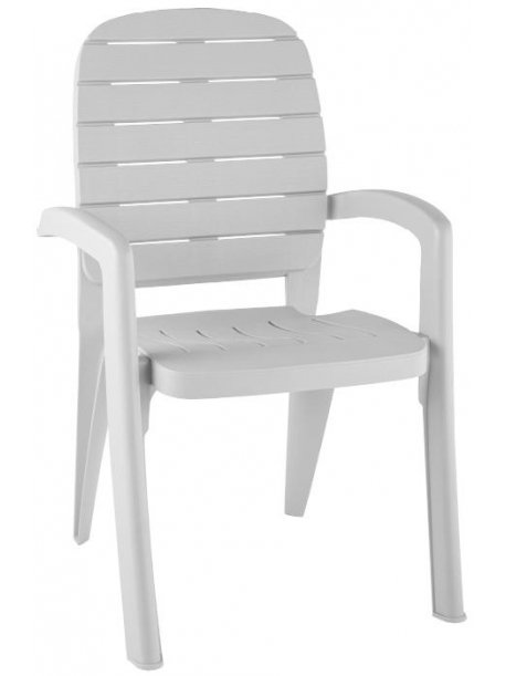 Пластиковый стул Прованс белый