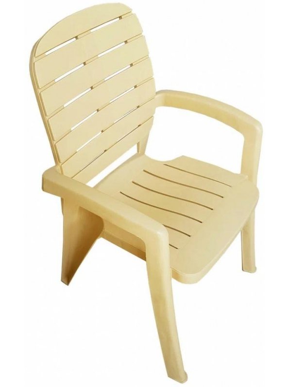 Пластиковый стул Прованс бежевый