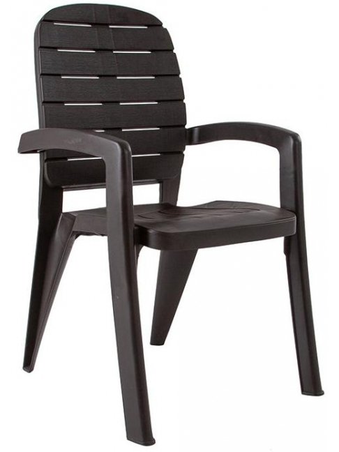 Пластиковый стул Прованс шоколадный
