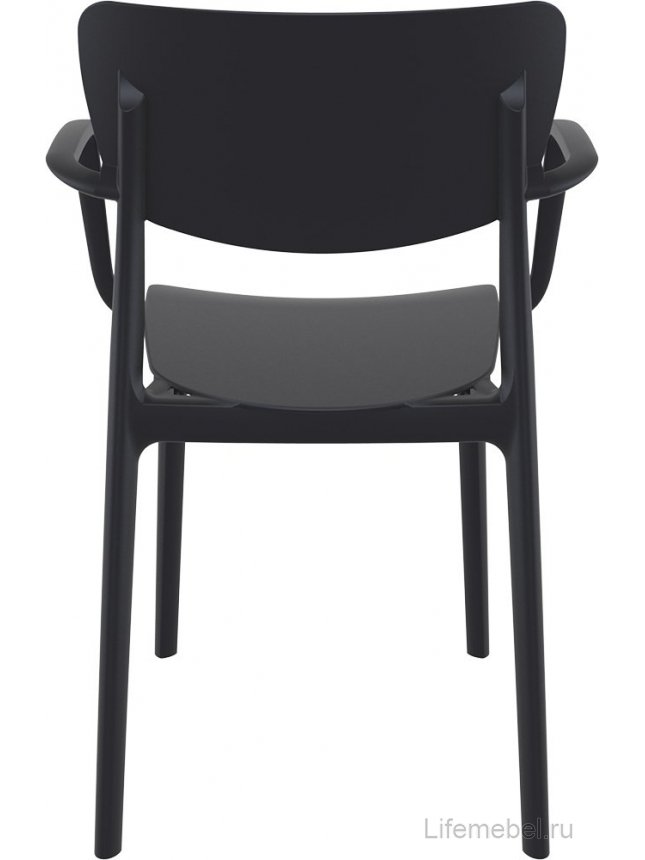 Пластиковый стул Lisa черный кресло
