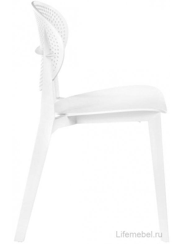 Пластиковый стул Luna белый